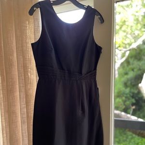 NWT JCrew LBD. Jet black cocktail dress, fully lined. Size 4.